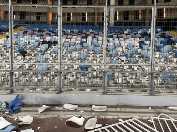 violencia desórdenes daños maltrato carabineros antofagasta garra blanca hinchas colo colo
