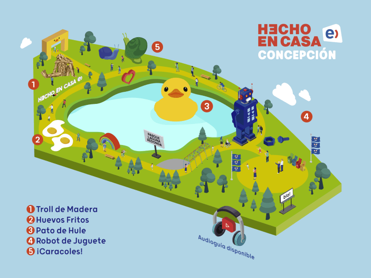 Mapa Hecho en Casa en Concepción