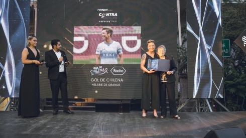 Helaine de Grange fue reconocida de manera especial en la Gala del Fútbol Femenino el pasado jueves.
