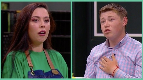 Daniela Aránguiz y Víctor Díaz, el Zafrada, en El Discípulo del Chef.