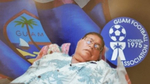Marvin Iseke, dirigente de Guam, se quedó dormido en plena asamblea