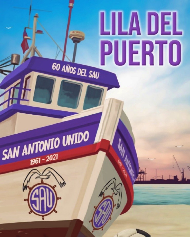 San Antonio Unido Lila del Puerto Libro historia Luis marambio Torres