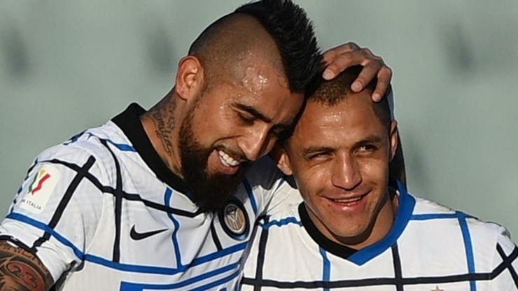 Arturo Vidal Alexis Sánchez inter de milan torino liga italiana