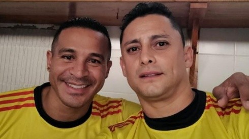 Los ex jugadores de Colo Colo compartieron en un encuentro amistoso en Colombia