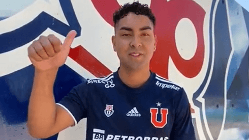 Jeisson Vargas ya se puso la camiseta de Universidad de Chile como nuevo refuerzo azul.