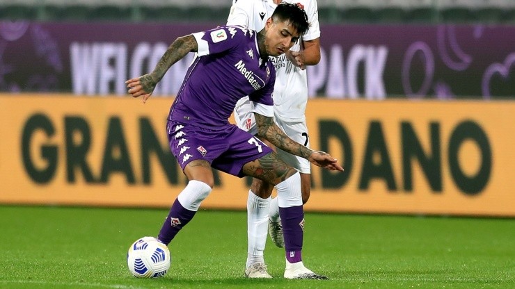 Erick Pulgar no ha alcanzado mayor figuración en la presente temporada con la Fiorentina: siete partidos y una asistencia