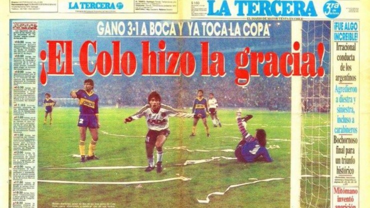 Colo Colo Boca Juniors Copa Libertadores 1991