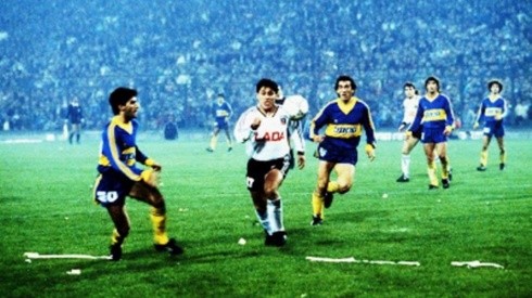 Patricio Yáñez jugó un gran partido en el histórico Colo Colo vs Boca Juniors del estadio Monumental en la Copa Libertadores 1991