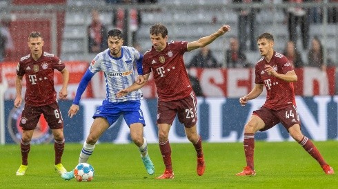 5-0 fue el triunfo del Bayern sobre el Hertha Berlin en la primera rueda de la Bundesliga.