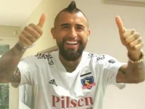 Vidal se suma a los festejos de Colo Colo: "Supercampeones"