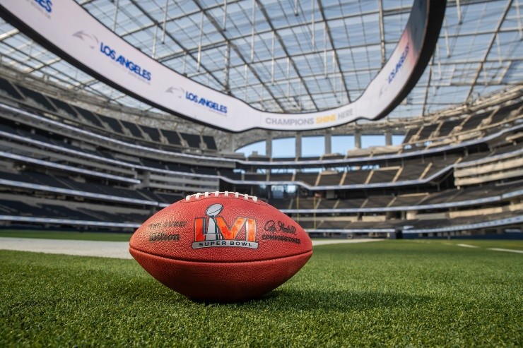 En el SoFi Stadium está todo listo y dispuesto para albergar la gran final del Super Bowl LVI 2022. (Foto: LASEC)