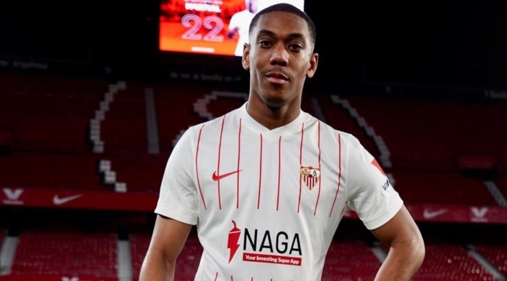 El Sevilla se olvida de Ben Brereton Díaz y confirma el arribo de Anthony Martial para la segunda parte de la temporada. Foto: Sevilla