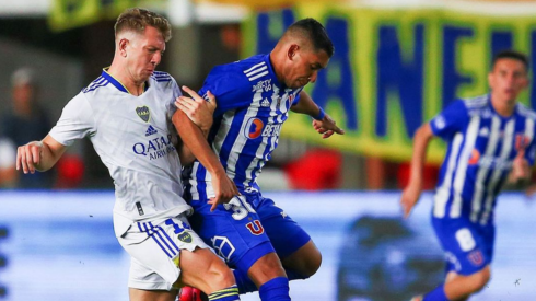 Palacios anotó un gol contra Boca en el Torneo de Verano