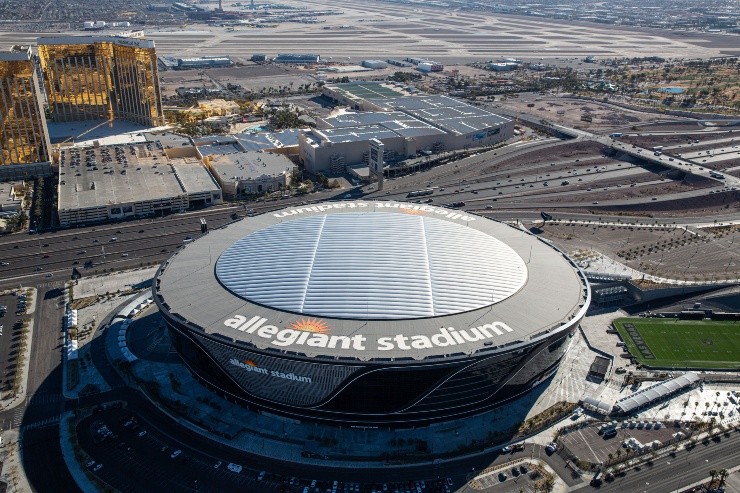 El Allegiant Stadium de Las Vegas (Foto: Getty)
