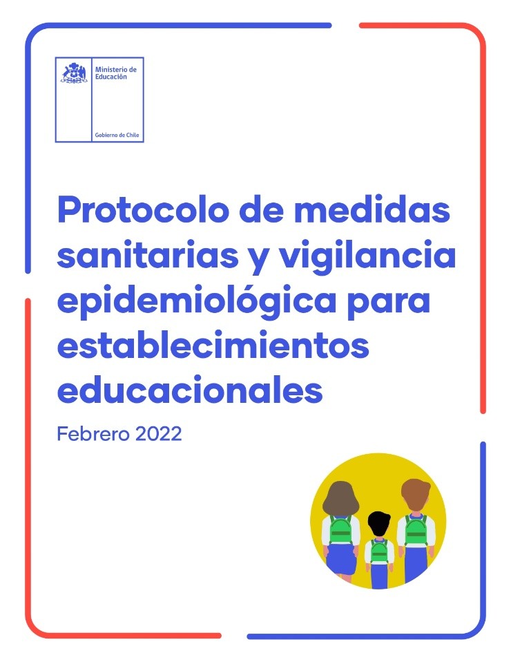 Descarga acá el 
   Protocolo de medidas sanitarias y vigilancia epidemiológica para establecimientos educacionales del Mineduc