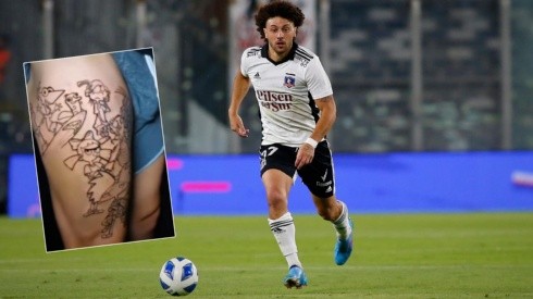 Maxi Falcón llena su pierna de tatuajes dedicados a sus "monitos" de infancia