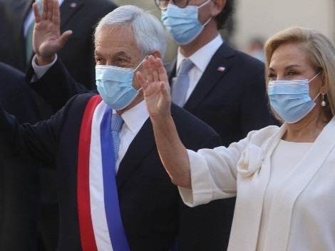 Piñera sale de La Moneda con rumbo al Congreso