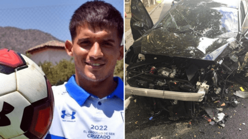 Así había quedado el auto de Yamil Asad en su accidente de 2017.
