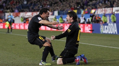Xavi texteó a Messi tras la derrota con los merengues en Champions.