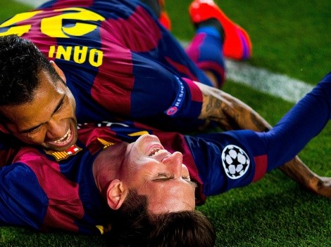 Dani Alves sufre por Messi en el PSG: "No está disfrutando"