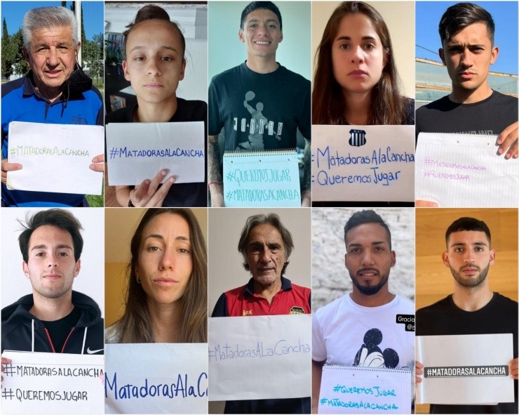 Una gran cantidad de personalidades del fútbol cordobés se ha sumado a la campaña del fútbol femenino de Talleres