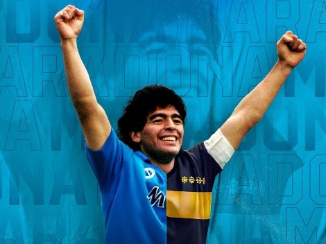 Nápoli festeja a Boca con recuerdo a Maradona