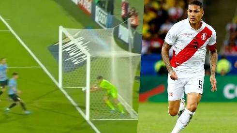 Paolo Guerrero quedó muy molesto después del polémico gol que no le cobraron a Perú en el último minuto ante Uruguay en el estadio Centenario.