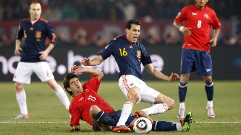 Chile y España protagonizaron un segundo tiempo de poco ataque.