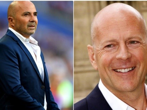 El día que confundieron a Bruce Willis con Jorge Sampaoli