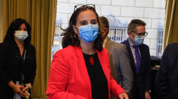 La canciller Antonia Urrejola. (AGENCIA UNO)