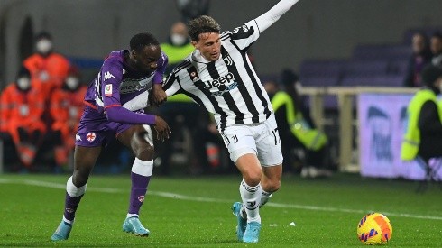 Juventus y Fiorentina en el partido de ida