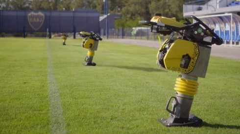 Las máquinas instaladas en el centro de entrenamiento de Boca Juniors.