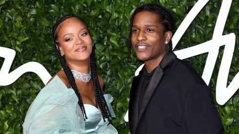 Rihanna y A$AP Rocky en un evento reciente.