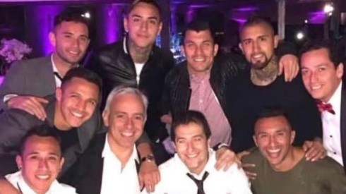 Vidal publica la foto donde salen varios de los seleccionados nacionales con los que trabaja Fernando Felicevich.