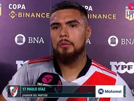 Paulo Díaz elegido figura del partido en empate de River Plate
