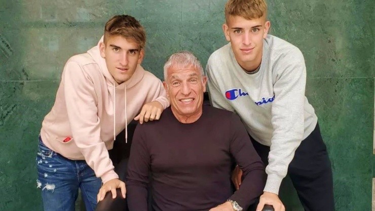 Omar Labruna tiene dos hijos iniciando sus carreras en el fútbol, que pueden extender la dinastía