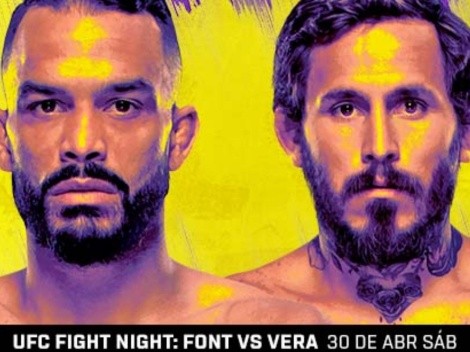 ¿A qué hora comienza UFC Vegas 53: Rob Font vs Marlon Vera?