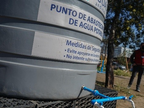 ¿Dónde será el corte de agua en Santiago y cuándo empieza?