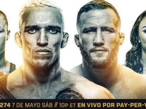 ¿A qué hora comienza UFC 274: Oliveira vs Gaethje?