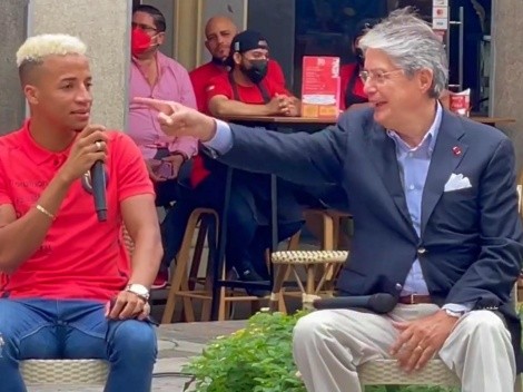 Otros tiempos: Byron Castillo la rompe con el Presidente de Ecuador