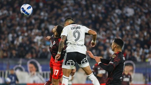Lucero ya le marcó un gol a River en Santiago