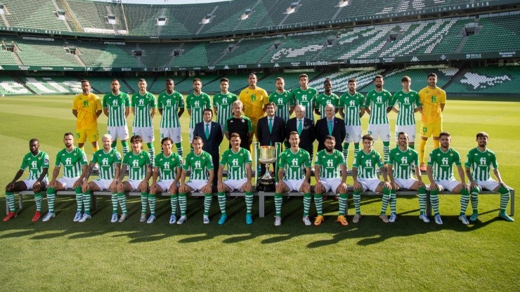 La foto oficial del Real Betis campeón de España. Crédito: Real Betis Balompié