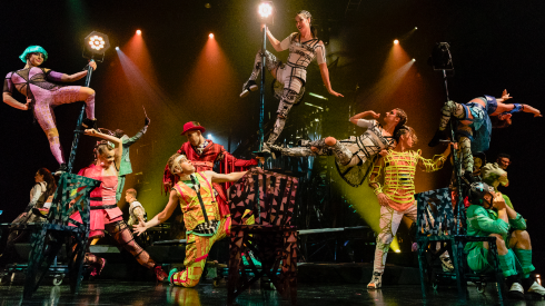 Un momento de Bazzar, el nuevo espectáculo que Cirque du Soleil traerá a Chile.