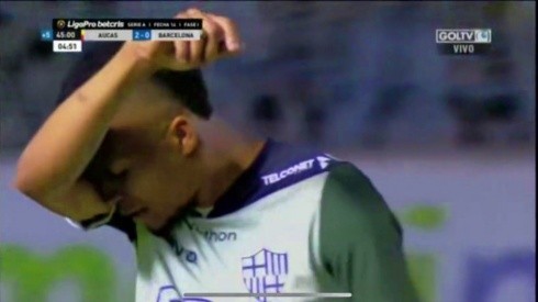 El drama de Byron Castillo explotó en el último partido de Barcelona de Guayaquil, donde el jugador pidió ser reemplazado entre lágrimas