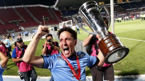 Eduardo Berizzo, nuevo DT de la selección chilena y campeón de Primera A y Supercopa con O'Higgins.