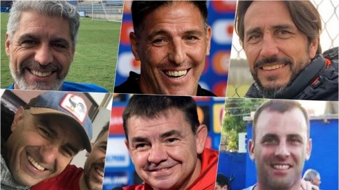 Roberto Bonano, Eduardo Berizzo, Sebastián Rambert, Carlos Kislik, Ernesto Marcucci y Fernando Morelli