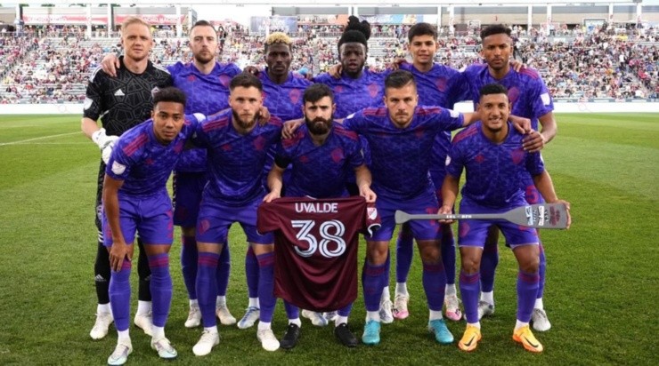 Diego Rubio fue clave con su gol, pero no pudo ayudar a la remontada contra el Nashville. Foto: Comunicaciones Colorado Rapids.