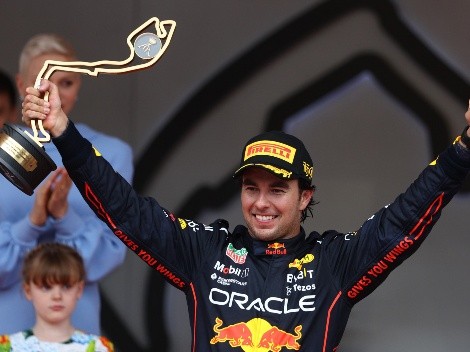 Checo Pérez gana el GP de Mónaco y llora en el podio