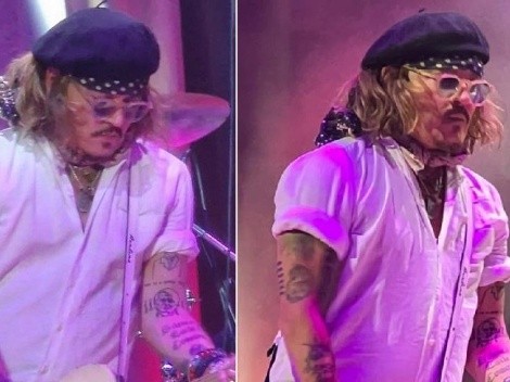 Johnny Depp hace sorpresiva aparición en show de Jeff Beck