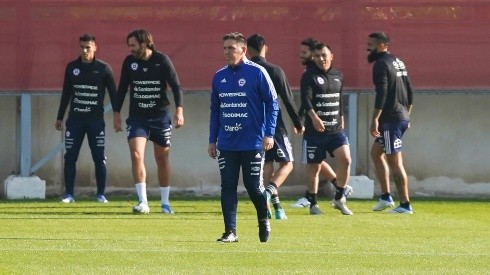 Eduardo Berizzo tuvo su primera práctica junto a la selección chilena